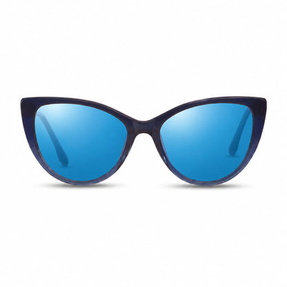 Fiore 1010 cat eye sunglasses, blue bio-acetate frame · ReFramed, photo 17 of 24