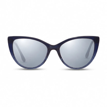 Fiore 1010 cat eye sunglasses, blue bio-acetate frame · ReFramed, photo 19 of 24