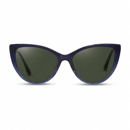Fiore 1010 cat eye sunglasses, blue bio-acetate frame · ReFramed, photo 5 of 24 | Polarized UV400