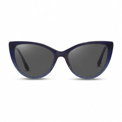 Fiore 1010 cat eye sunglasses, blue bio-acetate frame · ReFramed, photo 1 of 24 | Polarized UV400