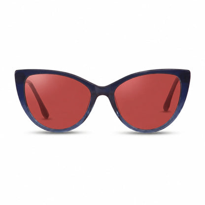 Fiore 1010 cat eye sunglasses, blue bio-acetate frame · ReFramed, photo 11 of 24