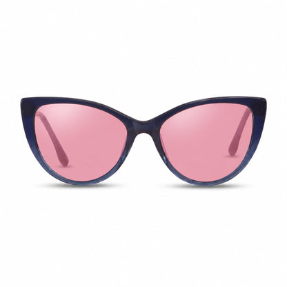 Fiore 1010 cat eye sunglasses, blue bio-acetate frame · ReFramed, photo 9 of 24 | Polarized UV400
