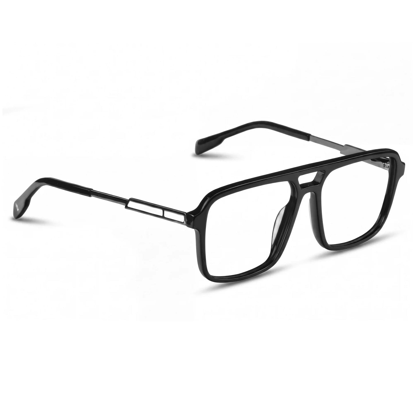 Fiore 1014 eyeglasses in black – three-quarter view