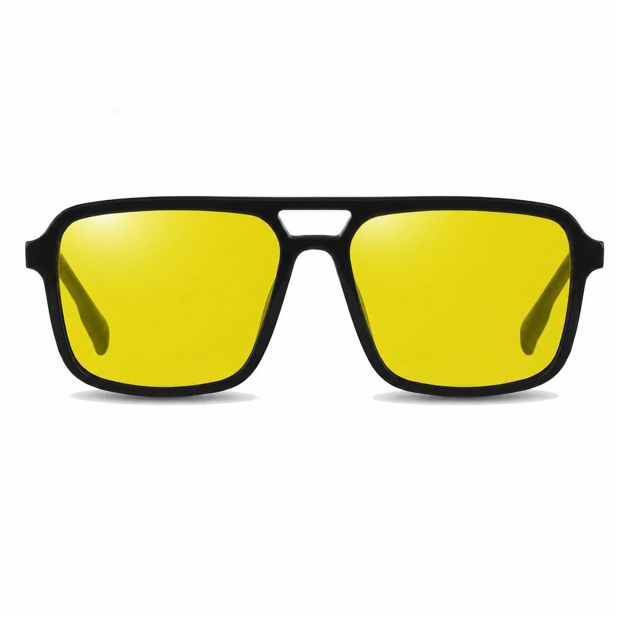 Fiore 1014 square aviator sunglasses, black bio-acetate frame · ReFramed, photo 7 of 24
