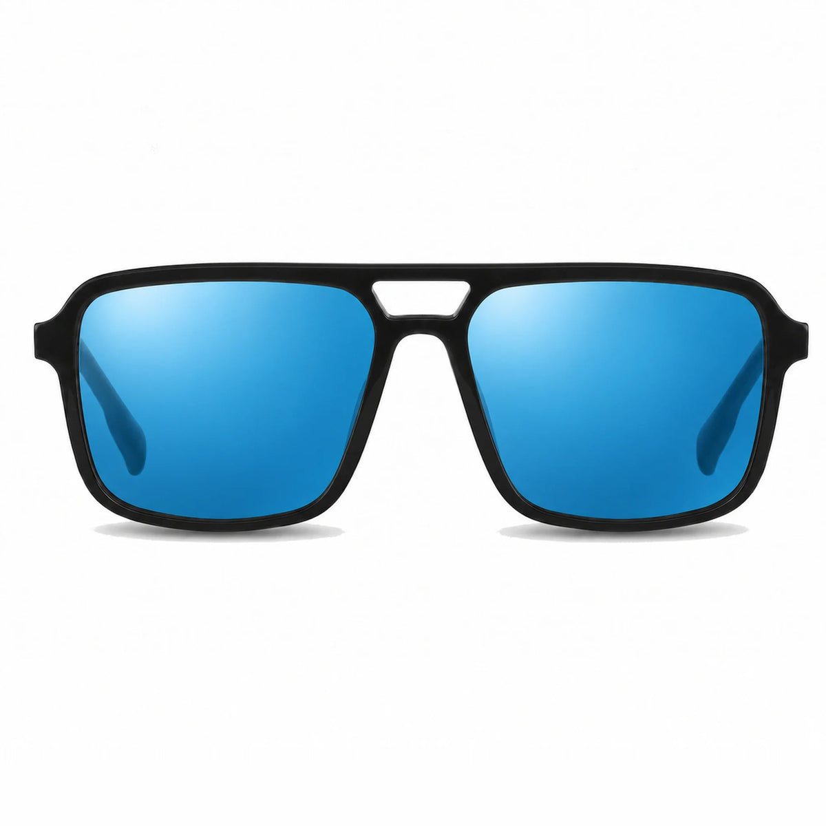 Fiore 1014 square aviator sunglasses, black bio-acetate frame · ReFramed, photo 17 of 24