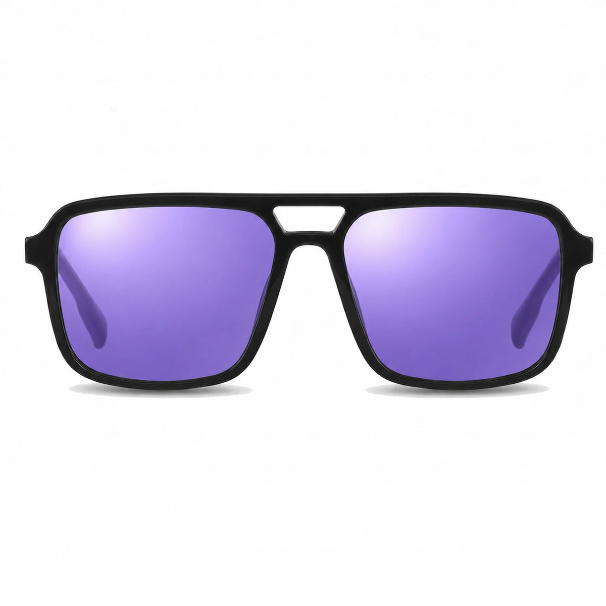 Fiore 1014 square aviator sunglasses, black bio-acetate frame · ReFramed, photo 23 of 24