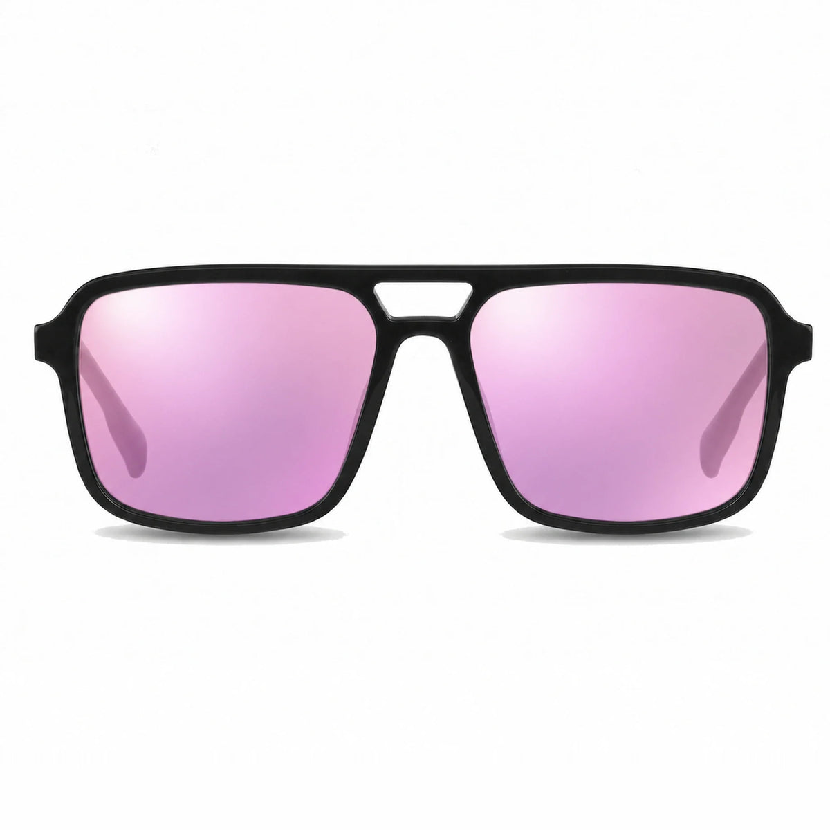 Fiore 1014 square aviator sunglasses, black bio-acetate frame · ReFramed, photo 21 of 24