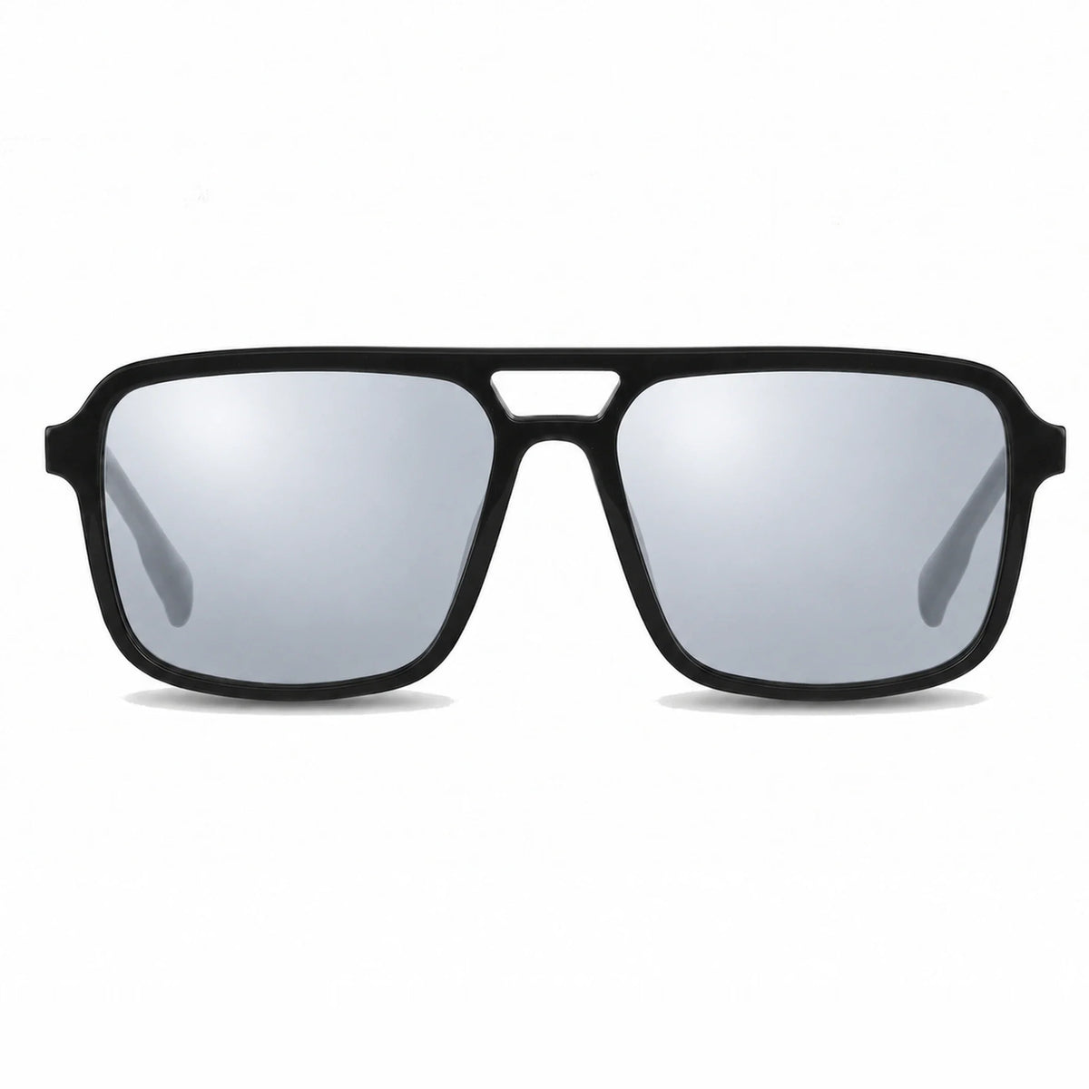 Fiore 1014 square aviator sunglasses, black bio-acetate frame · ReFramed, photo 19 of 24