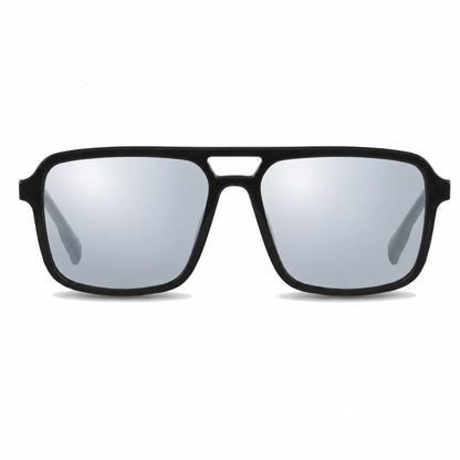 Fiore 1014 square aviator sunglasses, black bio-acetate frame · ReFramed, photo 19 of 24