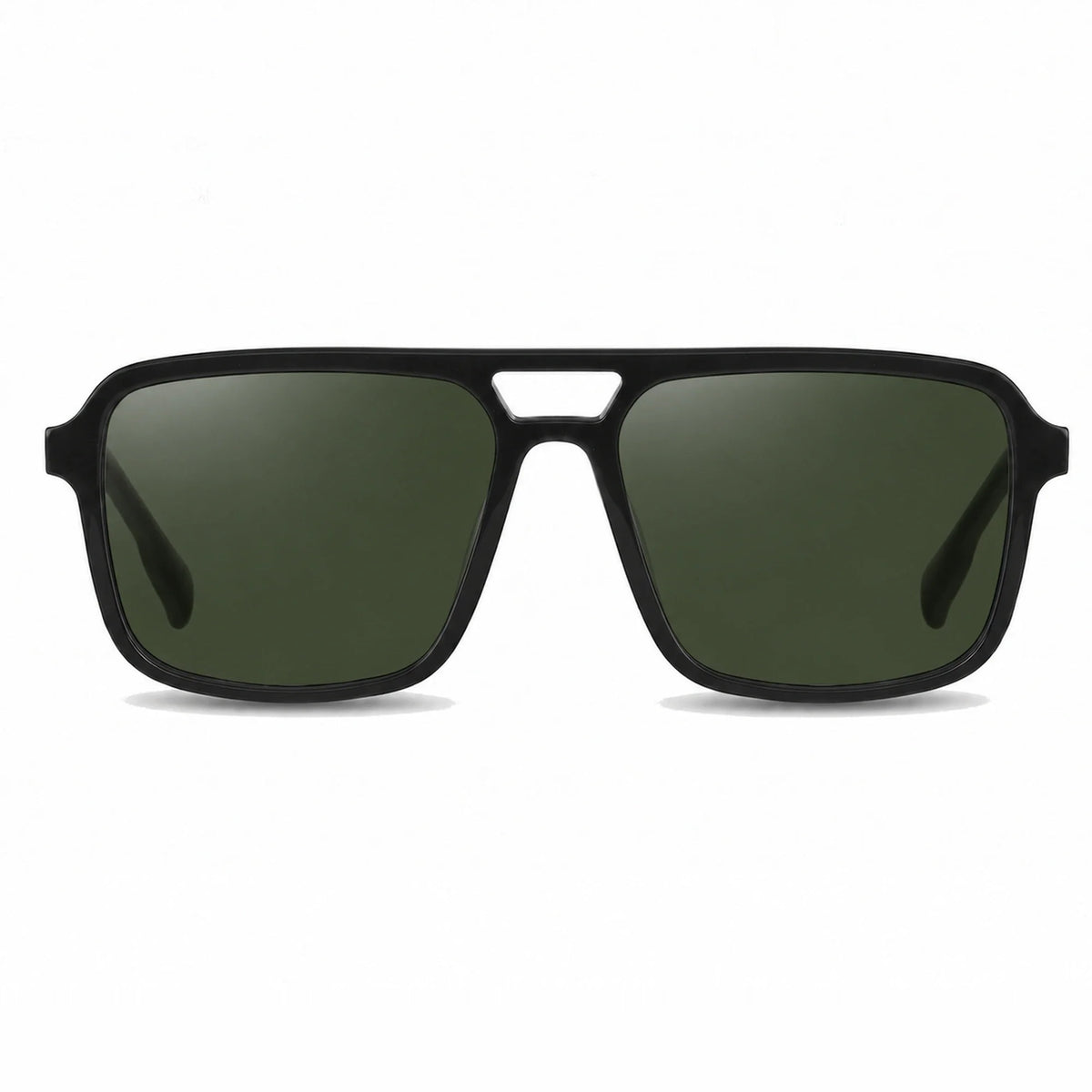 Fiore 1014 square aviator sunglasses, black bio-acetate frame · ReFramed, photo 5 of 24