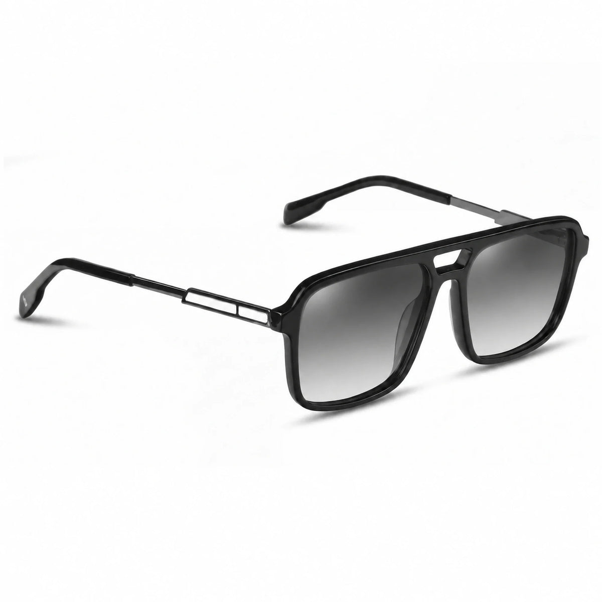 Fiore 1014 square aviator sunglasses, black bio-acetate frame · ReFramed, photo 14 of 24
