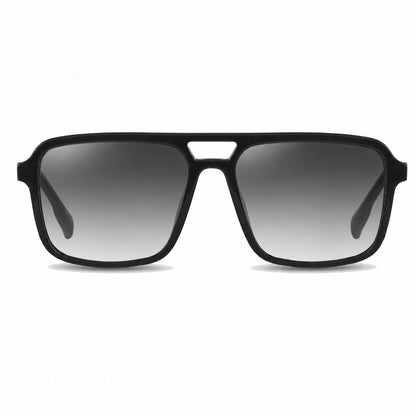 Fiore 1014 square aviator sunglasses, black bio-acetate frame · ReFramed, photo 13 of 24