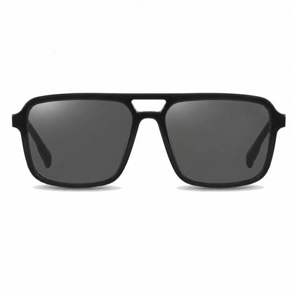 Fiore 1014 square aviator sunglasses, black bio-acetate frame · ReFramed, photo 1 of 24