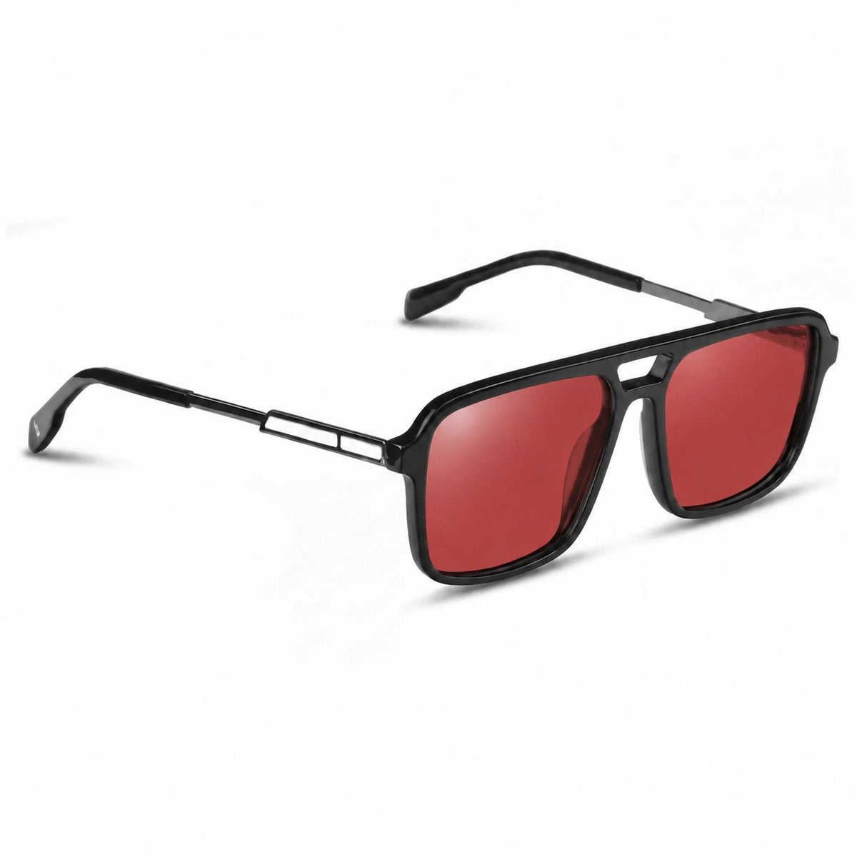 Fiore 1014 square aviator sunglasses, black bio-acetate frame · ReFramed, photo 12 of 24