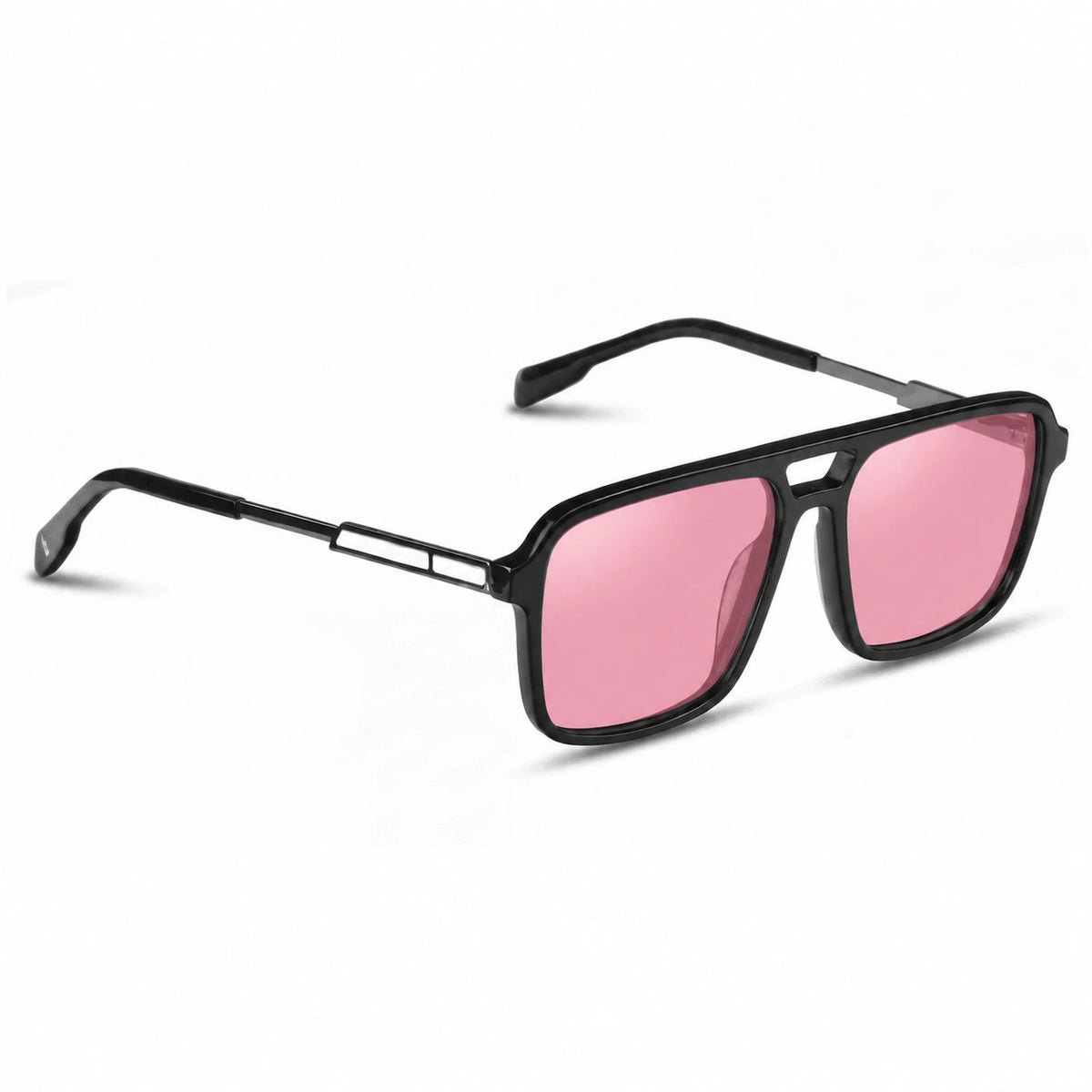 Fiore 1014 square aviator sunglasses, black bio-acetate frame · ReFramed, photo 10 of 24