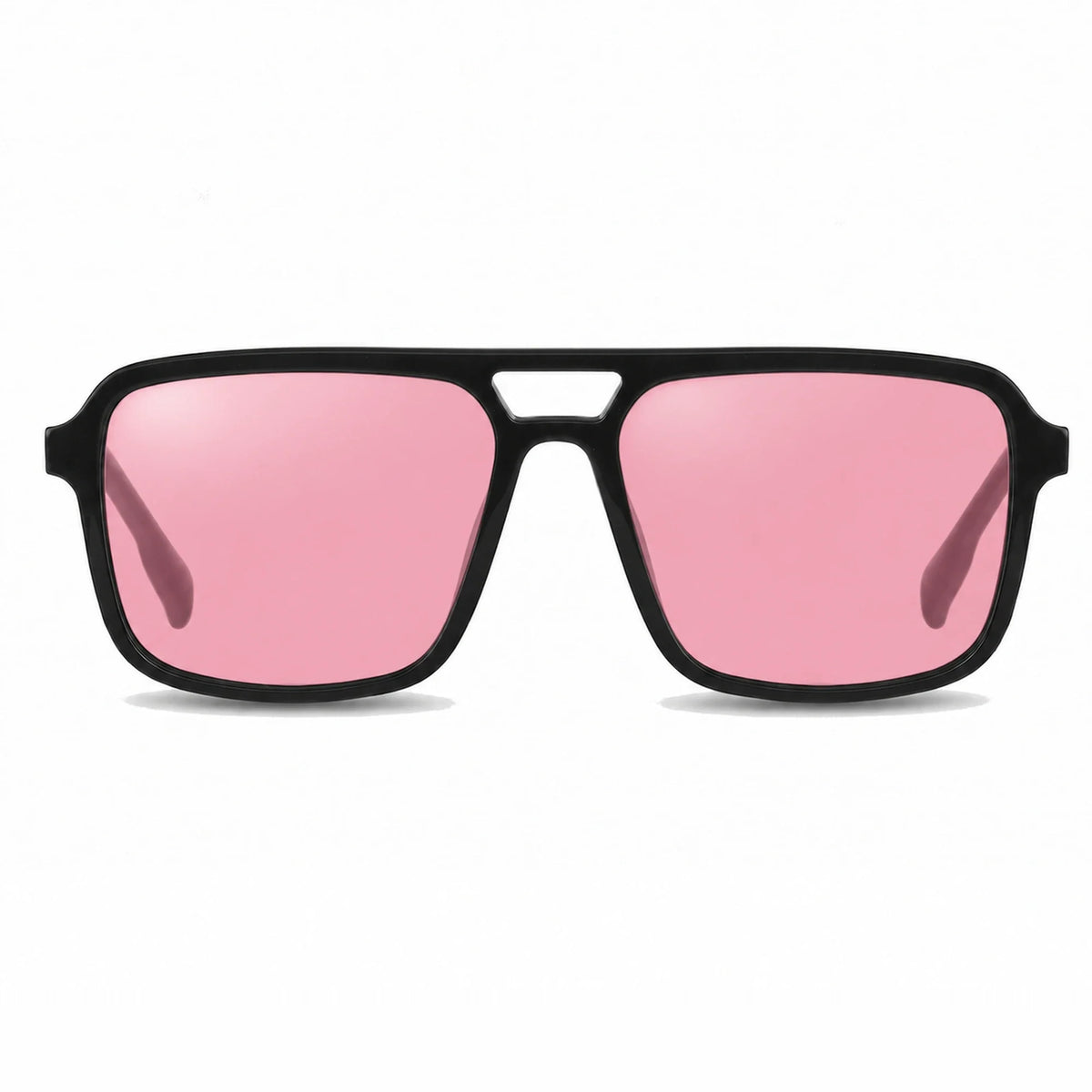 Fiore 1014 square aviator sunglasses, black bio-acetate frame · ReFramed, photo 9 of 24