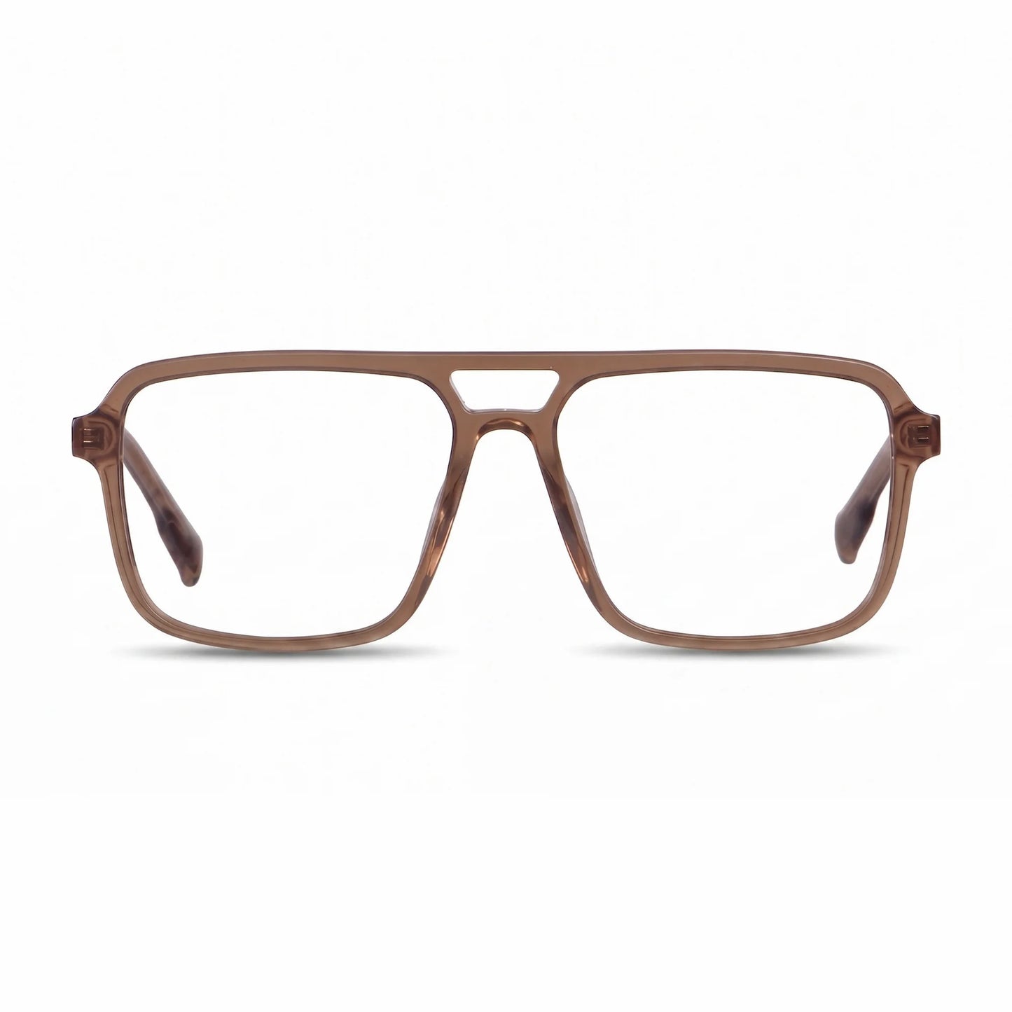 Fiore 1014 eyeglasses in brown – front view
