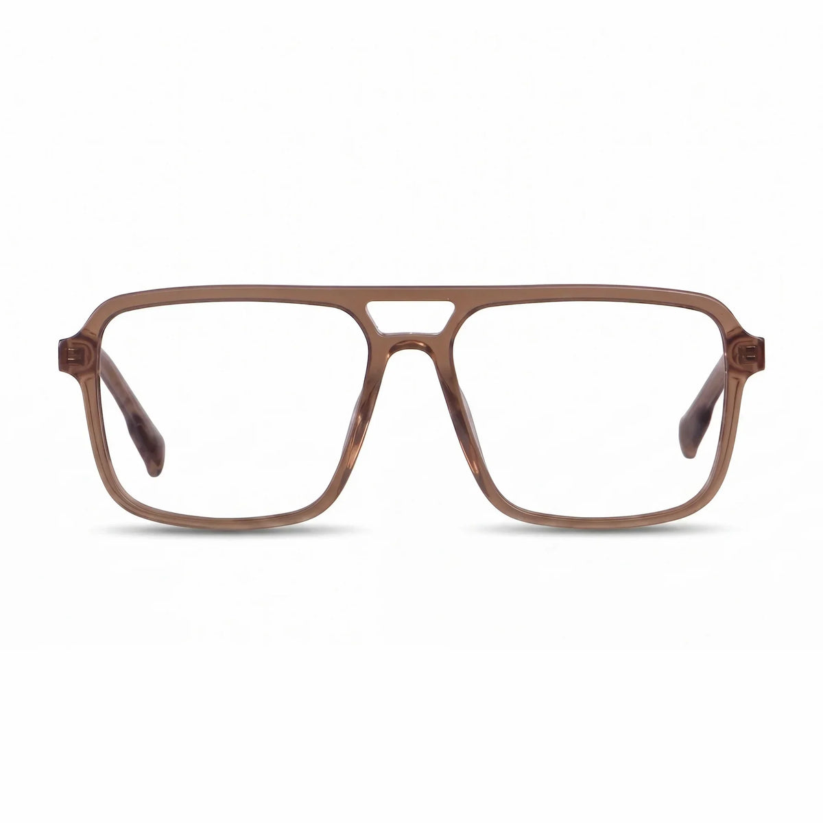 Fiore 1014 square aviator acetate and metal reading glasses, brown frame · ReFramed, photo 26 of 100