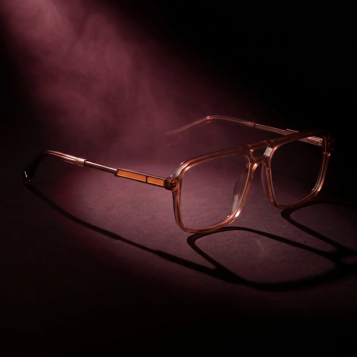 Fiore 1014 square aviator acetate and metal reading glasses, brown frame · ReFramed, photo 36 of 100
