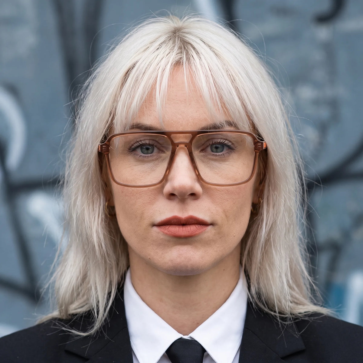 Fiore 1014 square aviator acetate and metal reading glasses, brown frame · ReFramed, photo 49 of 100