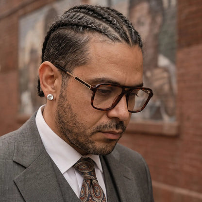 Fiore 1014 square aviator acetate and metal reading glasses, tortoise frame · ReFramed, photo 72 of 100