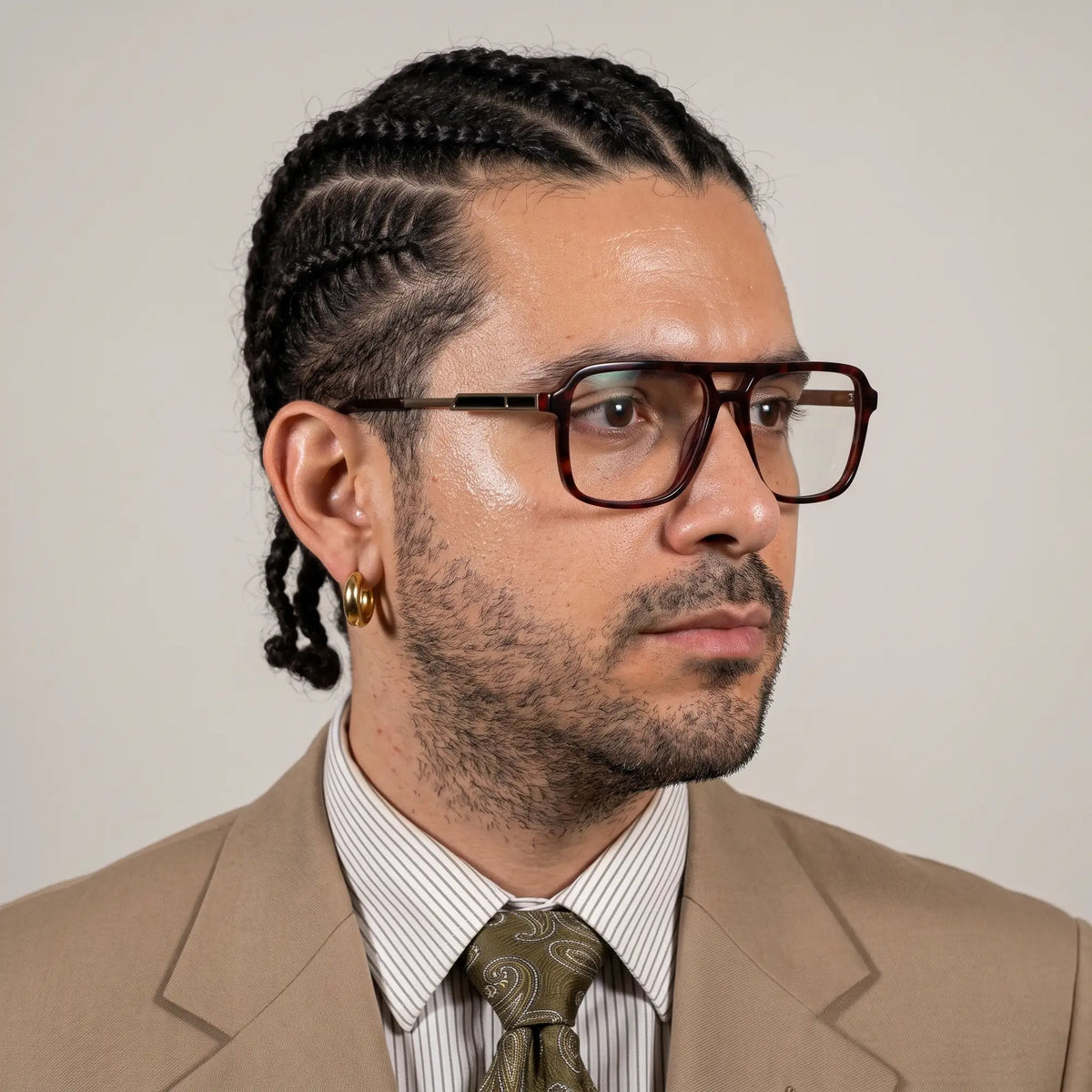 Fiore 1014 square aviator acetate and metal reading glasses, tortoise frame · ReFramed, photo 76 of 100