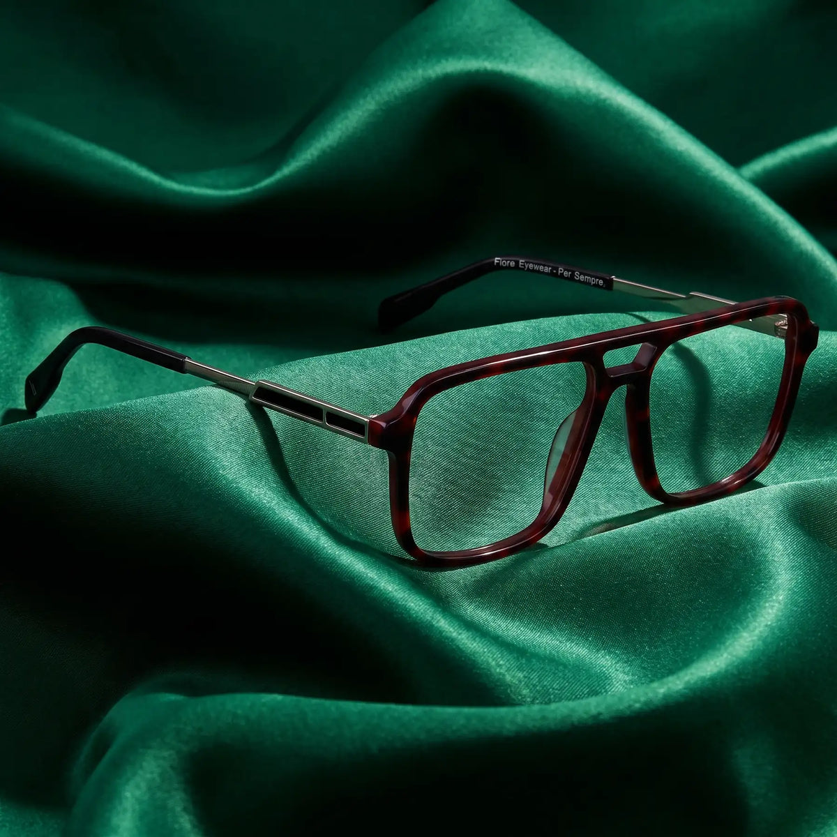 Fiore 1014 square aviator acetate and metal reading glasses, tortoise frame · ReFramed, photo 62 of 100