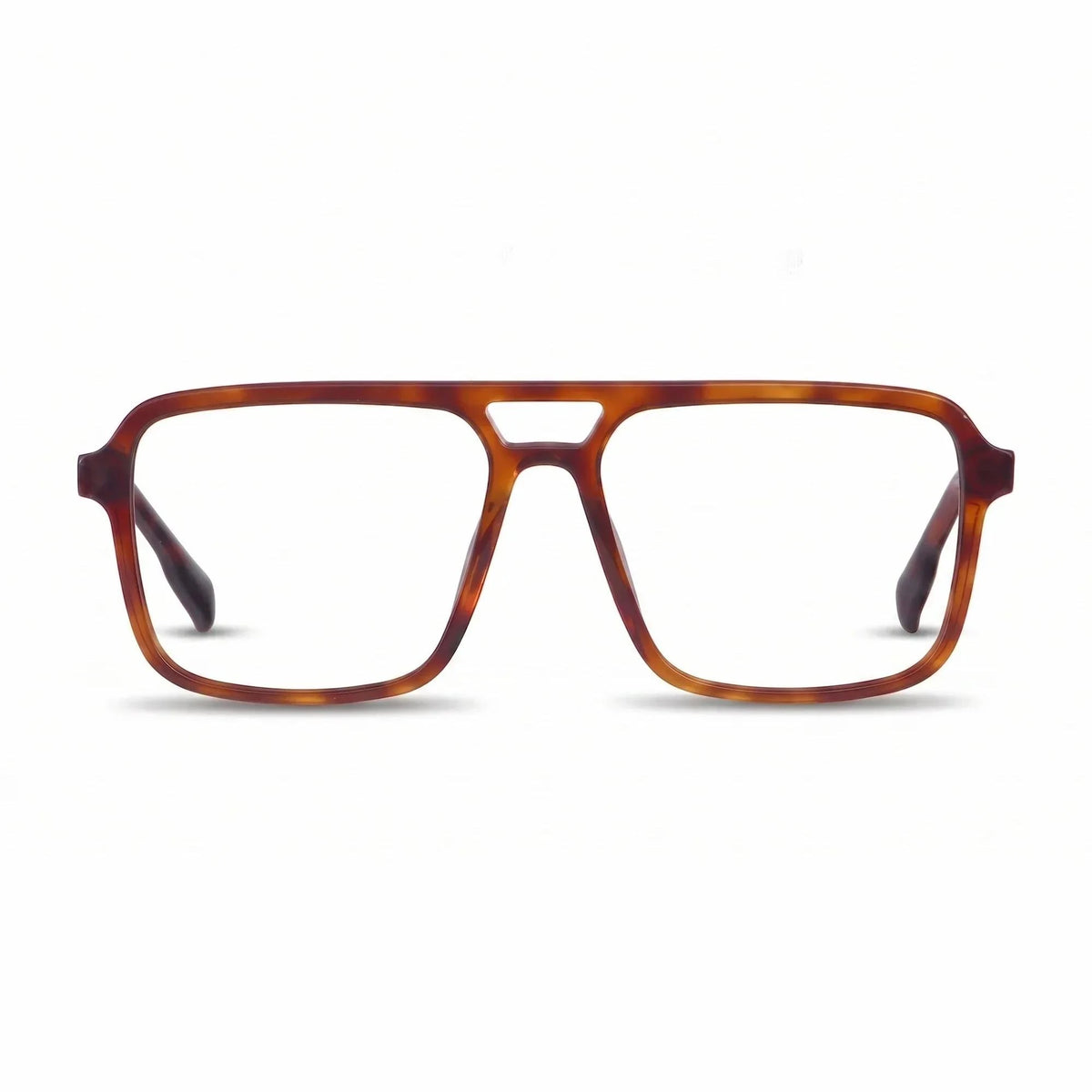 Fiore 1014 square aviator acetate and metal reading glasses, brown tortoise frame · ReFramed, photo 84 of 100
