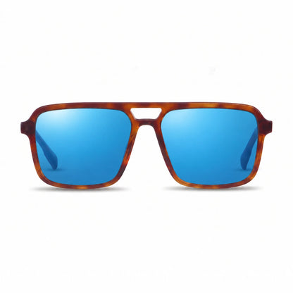 Fiore 1014 square aviator sunglasses, tortoise bio-acetate frame · ReFramed, photo 25 of 34
