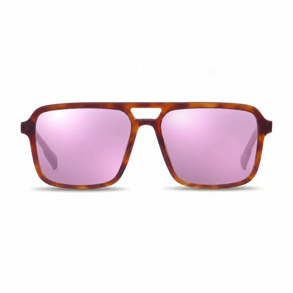 Fiore 1014 square aviator sunglasses, tortoise bio-acetate frame · ReFramed, photo 31 of 34