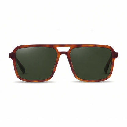 Fiore 1014 square aviator sunglasses, tortoise bio-acetate frame · ReFramed, photo 7 of 34
