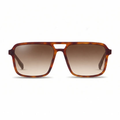 Fiore 1014 square aviator sunglasses, tortoise bio-acetate frame · ReFramed, photo 22 of 34