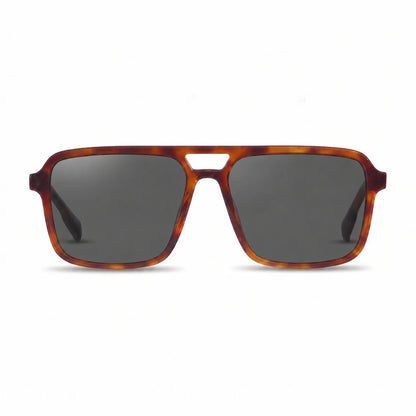 Fiore 1014 square aviator sunglasses, tortoise bio-acetate frame · ReFramed, photo 1 of 34