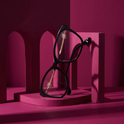Fiore 10172 cat-eye acetate and metal reading glasses, black frame · ReFramed, photo 9 of 40