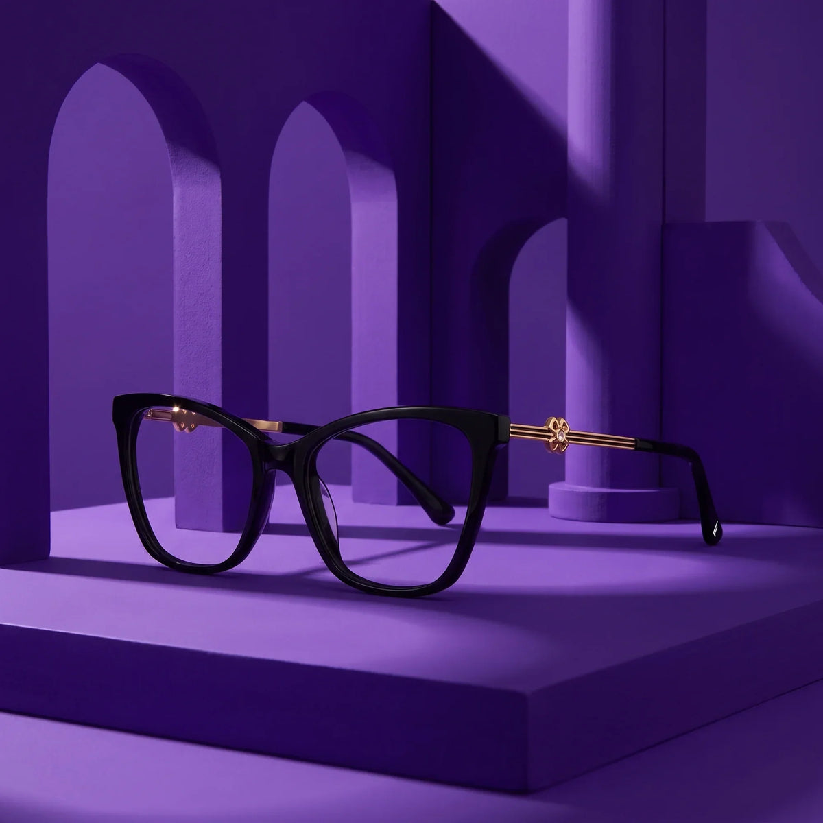 Fiore 10172 cat-eye acetate and metal reading glasses, black frame · ReFramed, photo 10 of 40
