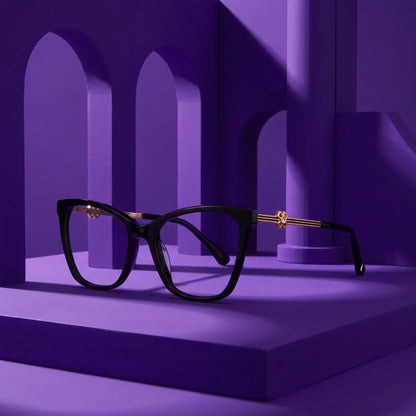 Fiore 10172 cat-eye acetate and metal reading glasses, black frame · ReFramed, photo 10 of 40
