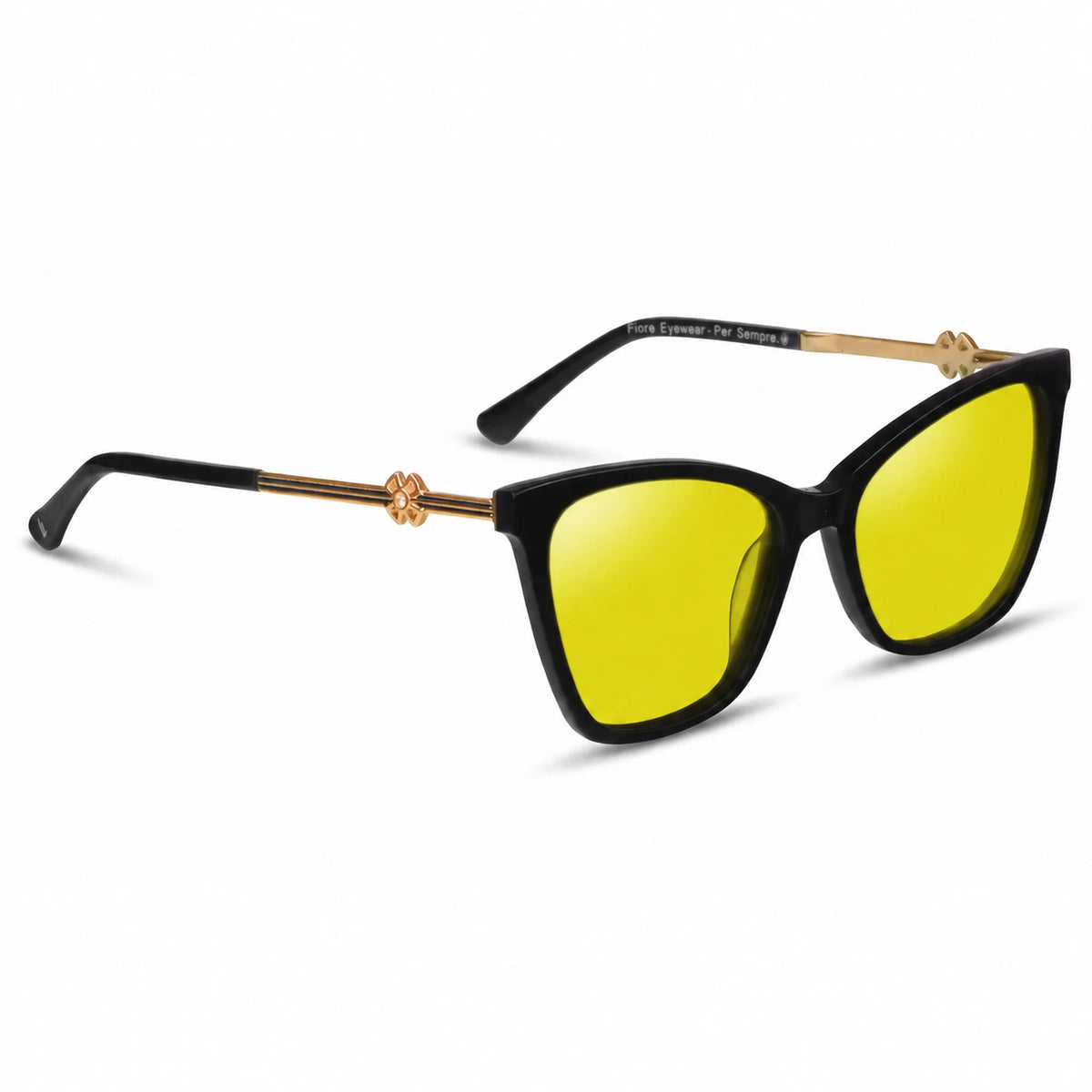 Fiore 10172 cat eye sunglasses, black bio-acetate frame · ReFramed, photo 11 of 36