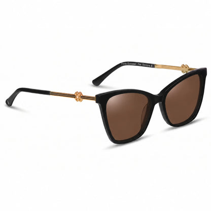 Fiore 10172 cat eye sunglasses, black bio-acetate frame · ReFramed, photo 5 of 36