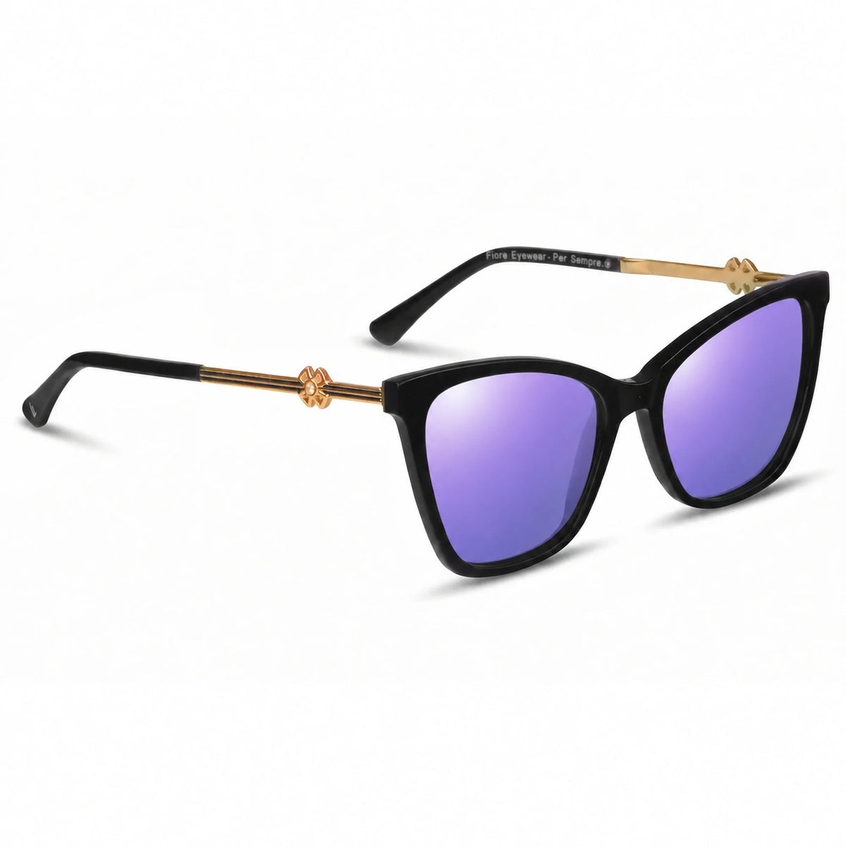 Fiore 10172 cat eye sunglasses, black bio-acetate frame · ReFramed, photo 35 of 36