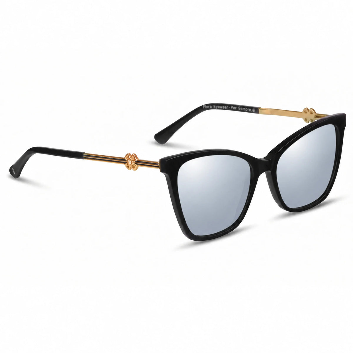 Fiore 10172 cat eye sunglasses, black bio-acetate frame · ReFramed, photo 29 of 36