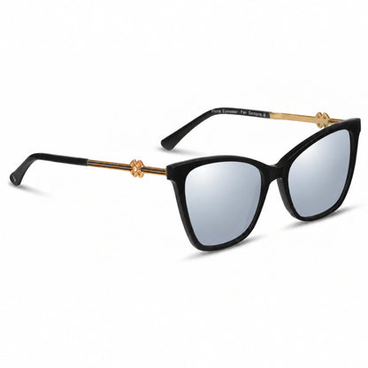 Fiore 10172 cat eye sunglasses, black bio-acetate frame · ReFramed, photo 29 of 36