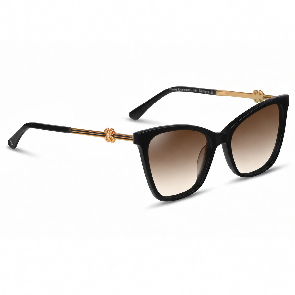 Fiore 10172 cat eye sunglasses, black bio-acetate frame · ReFramed, photo 23 of 36