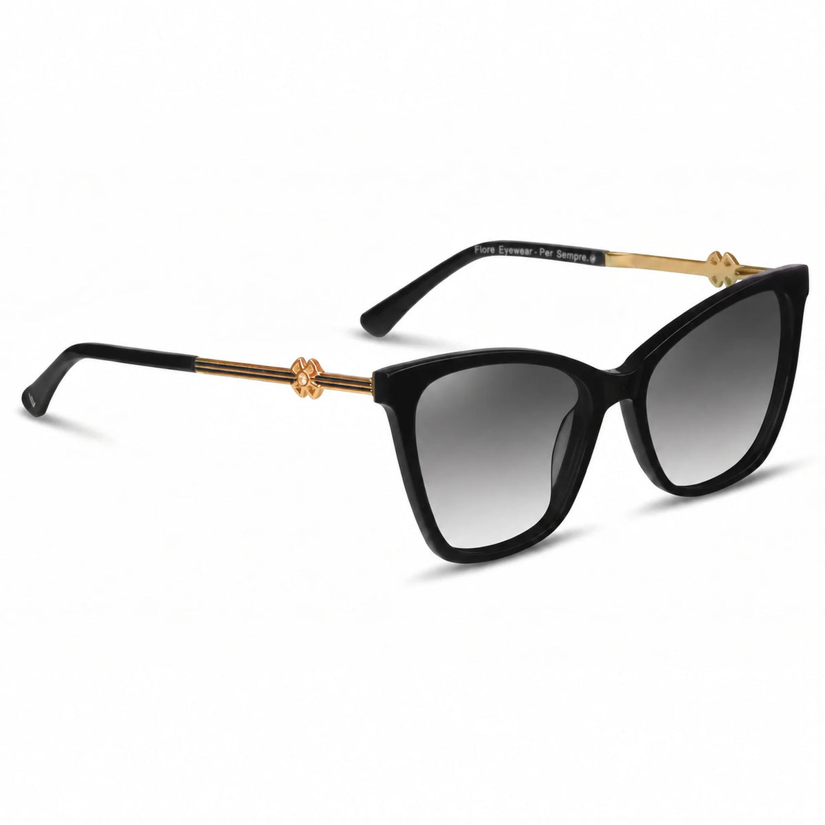Fiore 10172 cat eye sunglasses, black bio-acetate frame · ReFramed, photo 20 of 36