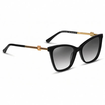 Fiore 10172 cat eye sunglasses, black bio-acetate frame · ReFramed, photo 20 of 36
