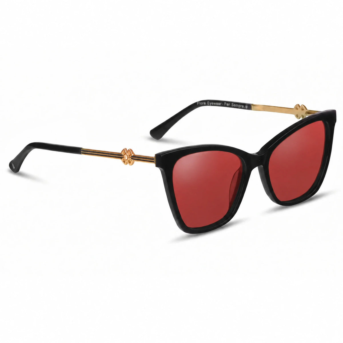 Fiore 10172 cat eye sunglasses, black bio-acetate frame · ReFramed, photo 17 of 36
