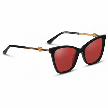 Fiore 10172 cat eye sunglasses, black bio-acetate frame · ReFramed, photo 17 of 36