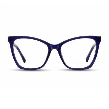 Fiore 10172 cat-eye acetate and metal reading glasses, blue frame · ReFramed, photo 22 of 40