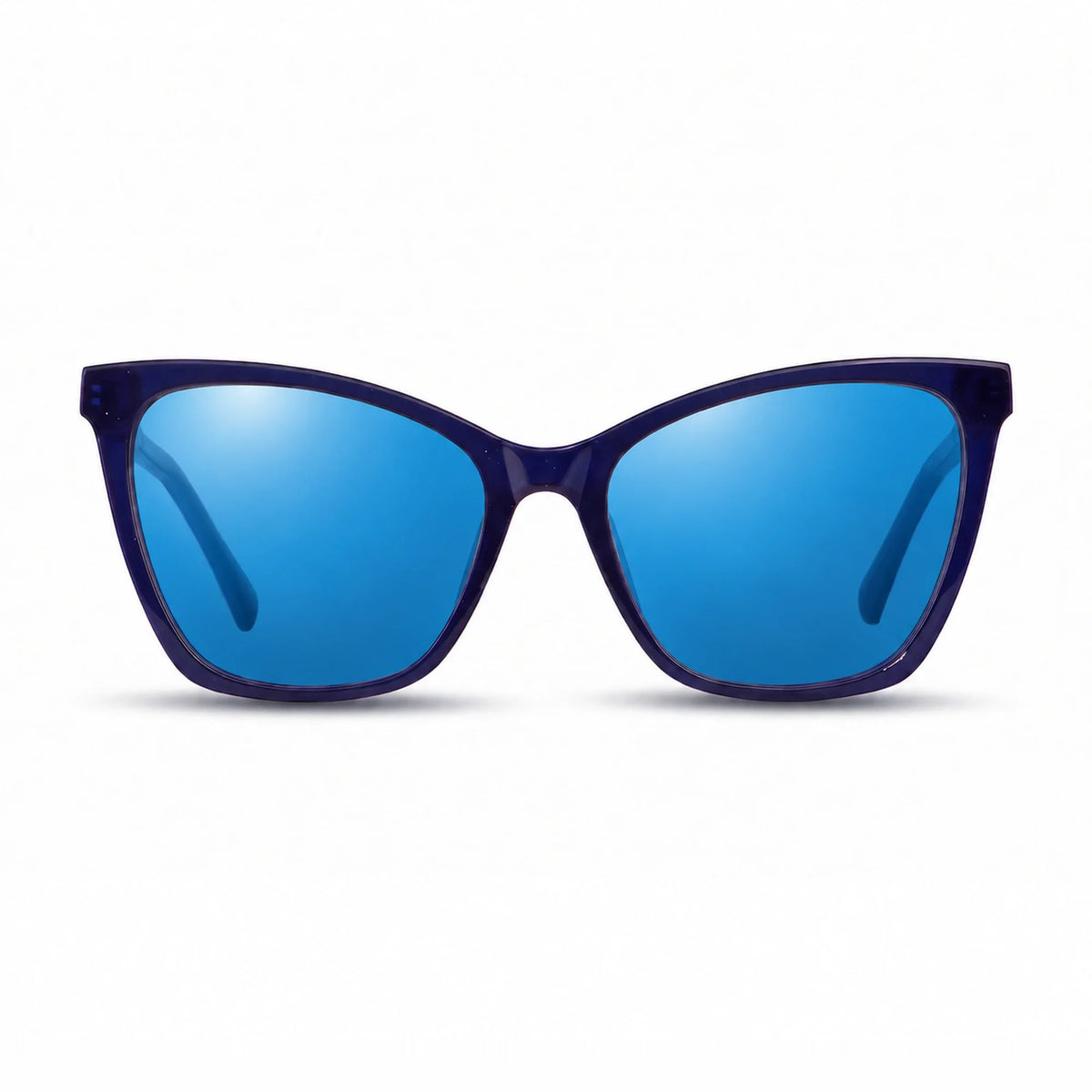 Fiore 10172 cat eye sunglasses, blue bio-acetate frame · ReFramed, photo 25 of 36