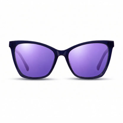 Fiore 10172 cat eye sunglasses, blue bio-acetate frame · ReFramed, photo 34 of 36