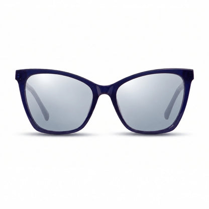 Fiore 10172 cat eye sunglasses, blue bio-acetate frame · ReFramed, photo 28 of 36